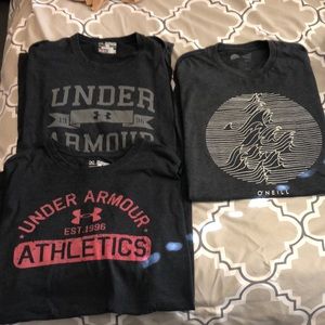 Men’s Tshirt Bundle- Under Armour/O’Neil